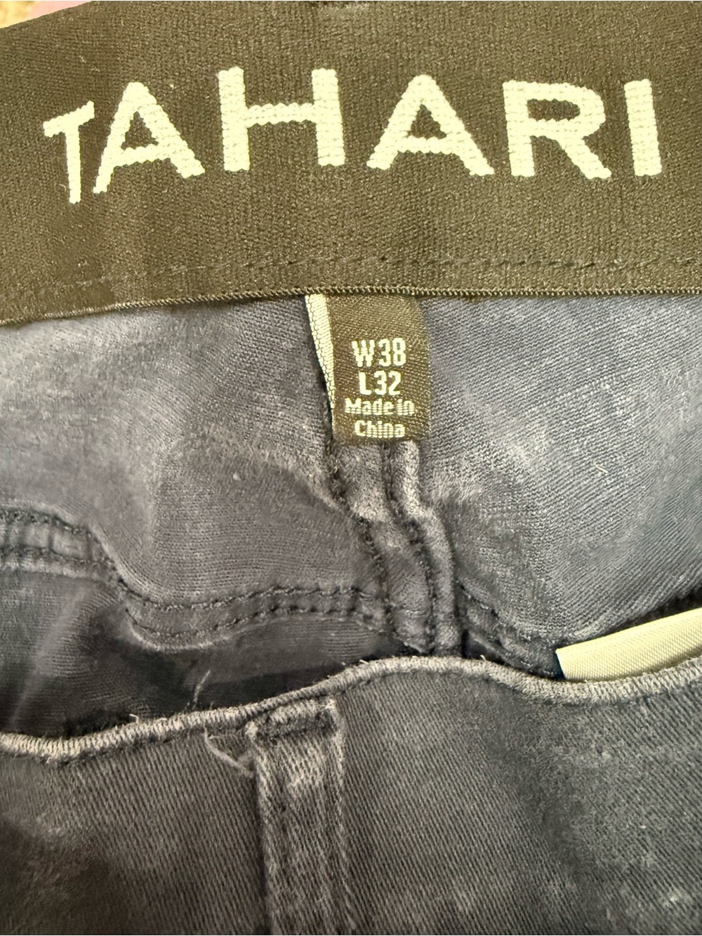 Tahari Men's Slim W38 L32 Jeans Navy Blue - Picture 3 of 5